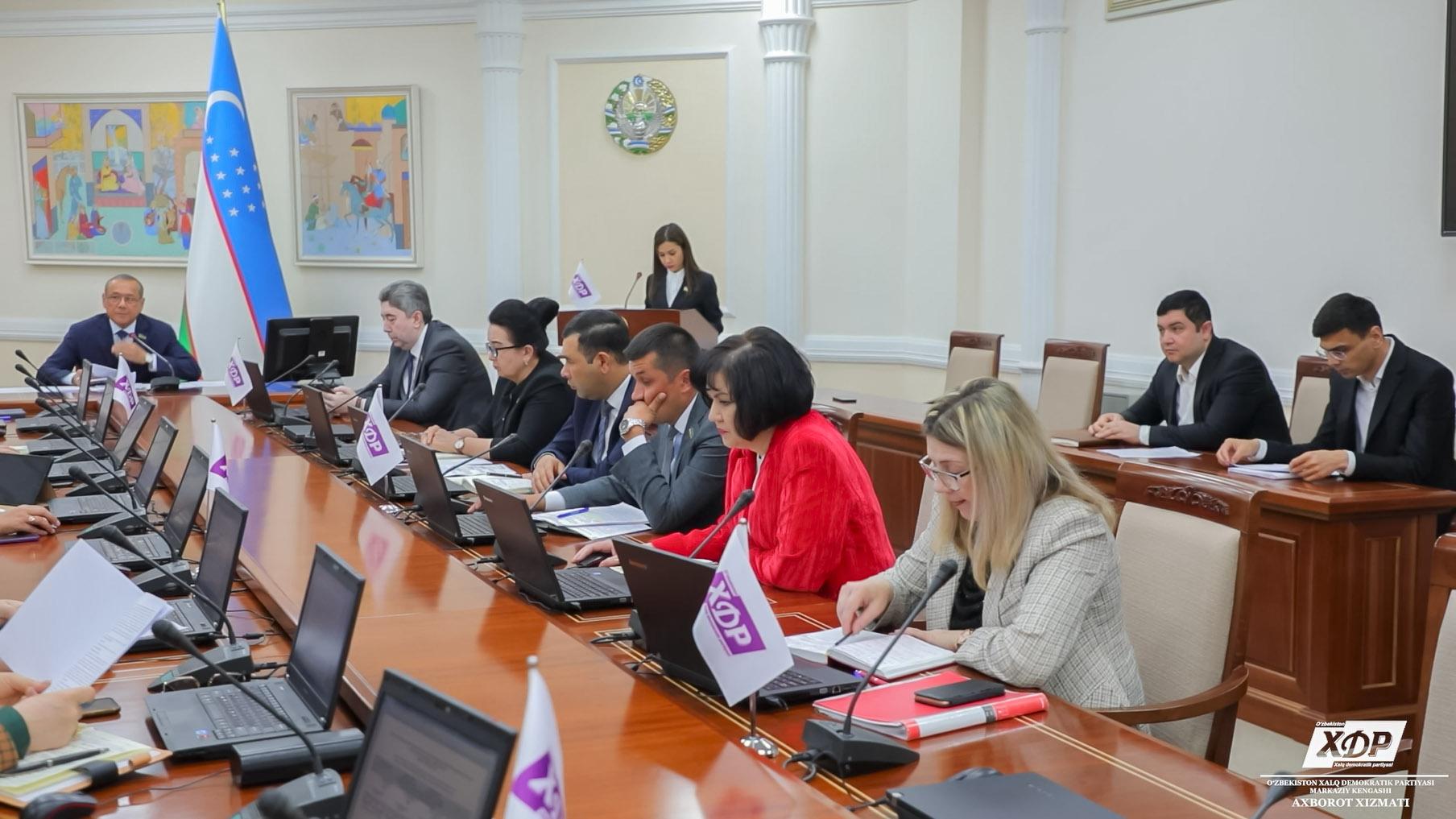 ХДП фракцияси ташаббуси билан парламент эшитуви ўтказилади