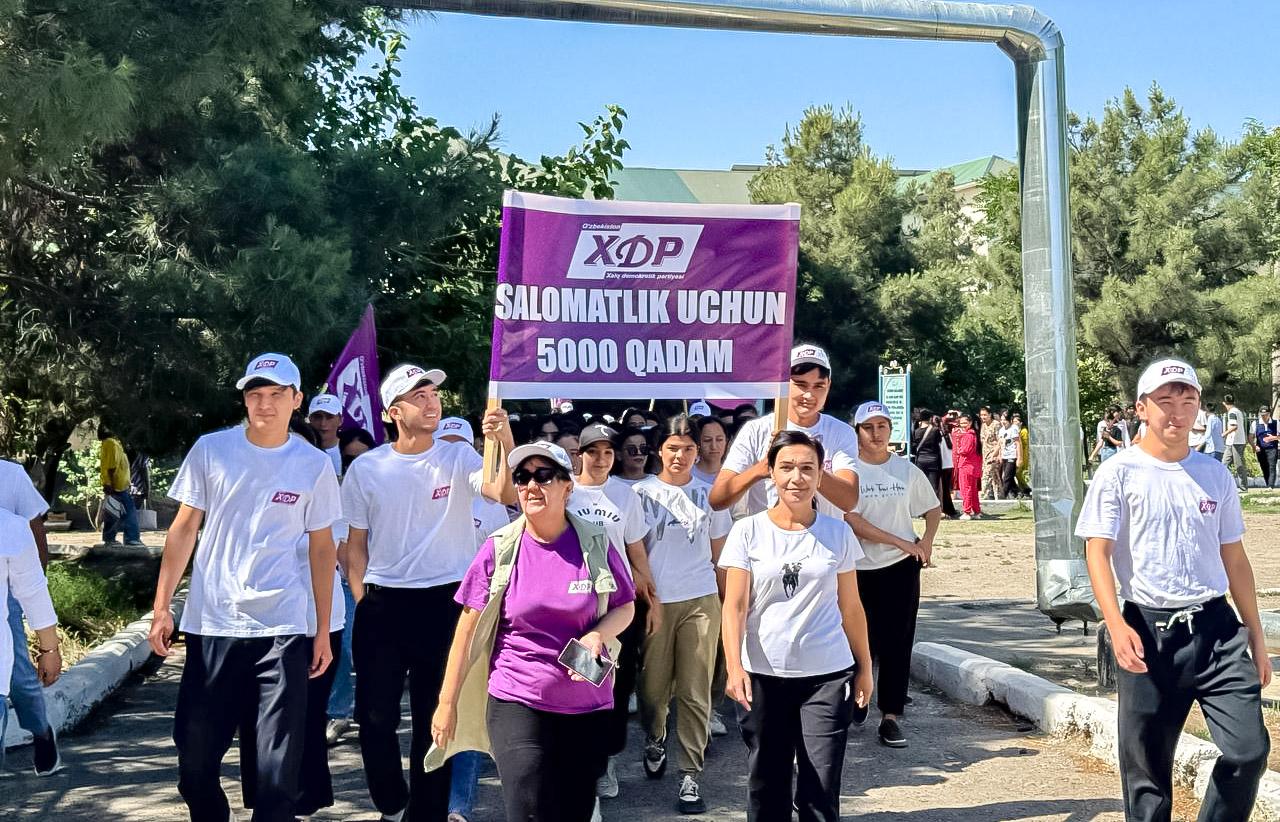 Buxoroda “Salomatlik uchun 5000 qadam”