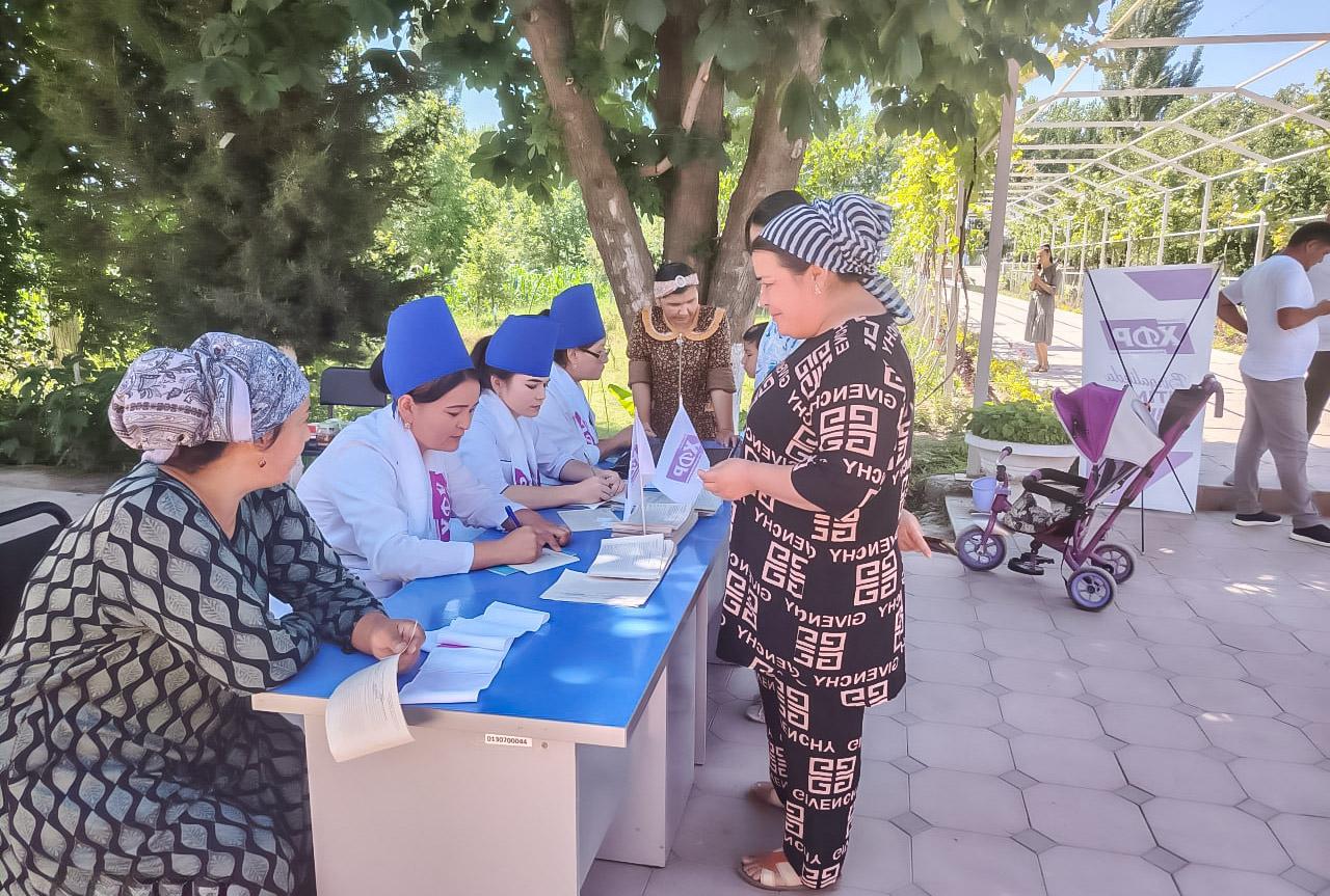 Xotin-qizlarga bepul tibbiy ko‘rik tashkil etildi