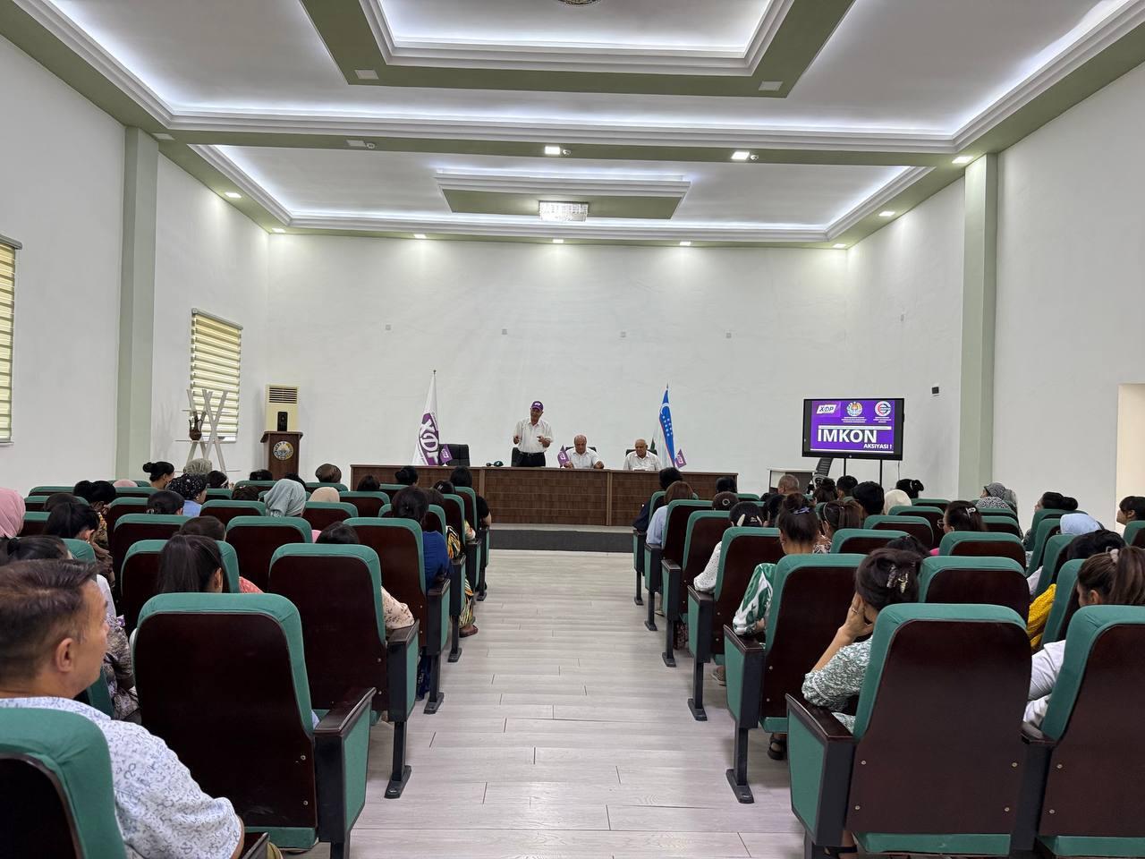 Imkon loyihasining ilk bitiruvchilariga sertifikatlar berildi