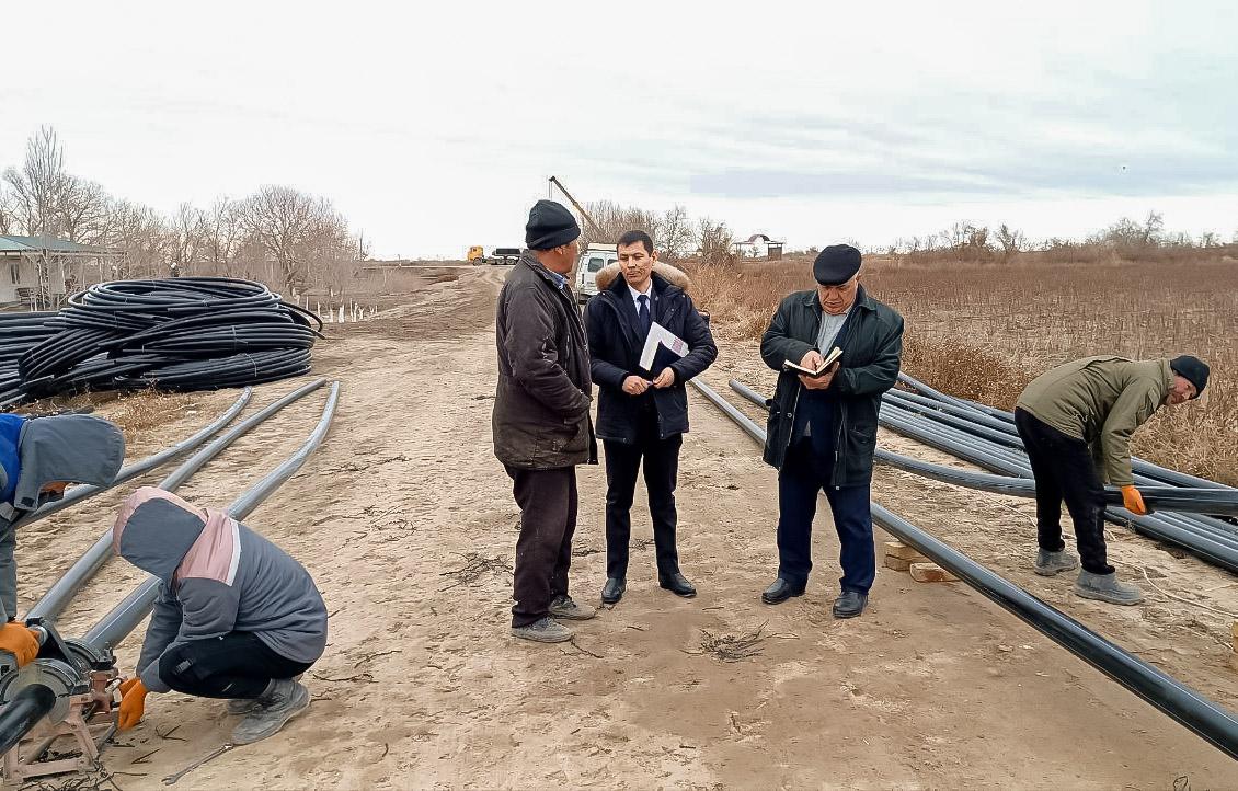 Deputat yordami bilan 130 dan ortiq xonadon toza ichimlik suvi bilan ta’minlanmoqda