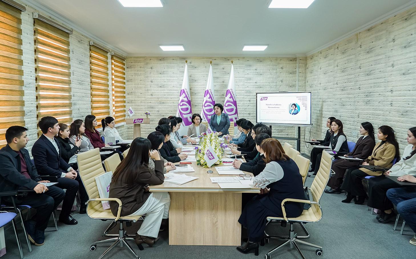 Ayollar manfaatiga oid muhim masalalar muhokama qilindi