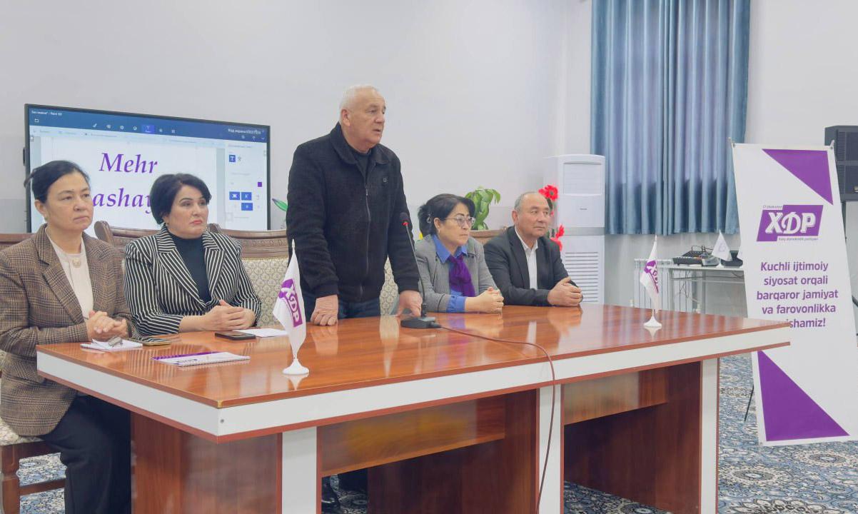 “Mehr ulashaylik” loyihasi doirasida xayriya tadbiri o‘tkazildi