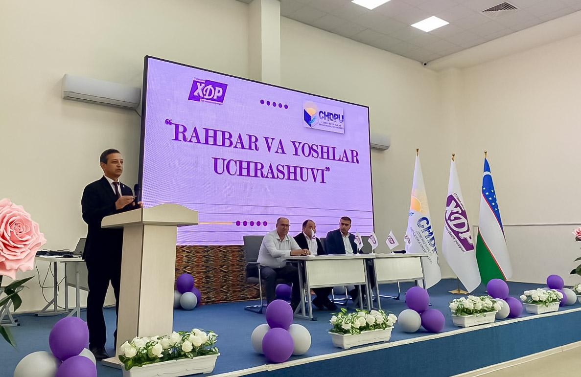 Chirchiqda talaba-yoshlar bilan uchrashuv o‘tkazildi