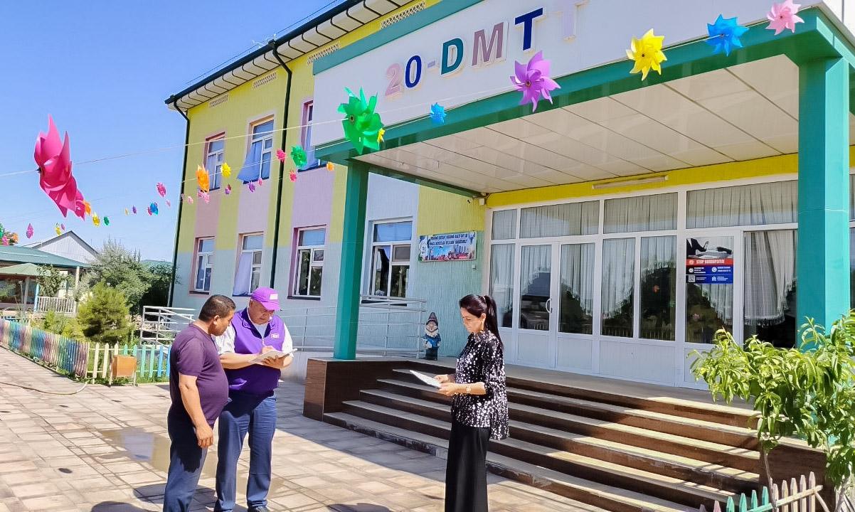 Vobkentda maktabgacha ta’lim tashkilotlari o‘rganilmoqda