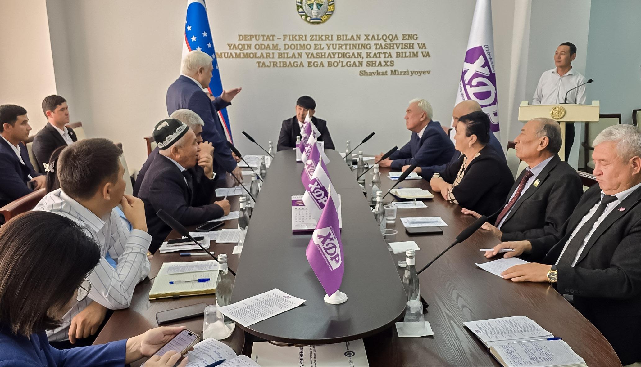 Aholini ichimlik suvi bilan ta’minlash darajasi muhokama qilindi