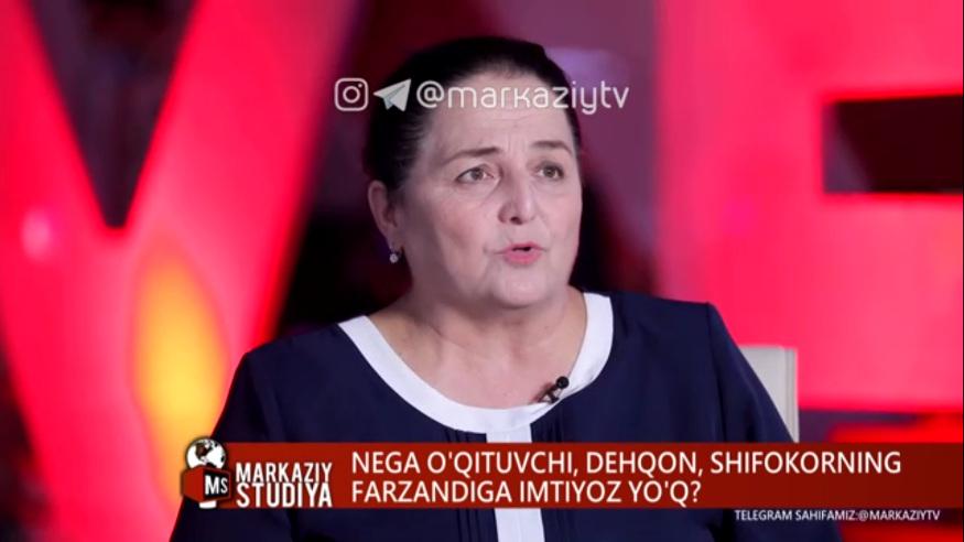 Мақсуда Ворисова: Бу йил кеч қолдик, келгусида шу - имтиёз тартибини ўзгартирамиз (видео)