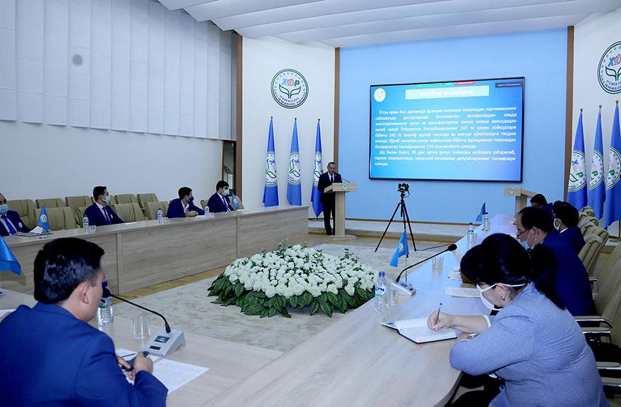 Uzbekistan PDP: Parliamentary control over the monopolies established