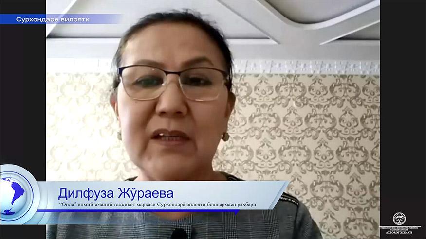 Аyollar bilan bogʼliq muammoli holatlarga yechim topishda statistikaga, quruq raqamlar yoki foizlarga urgʼu berish yaramaydi (video)