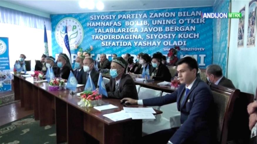 ХДП Андижон вилоят кенгашининг 2020 йил 9 ойлик якунларига бағишланган ҳисобот йиғилиши бўлиб ўтди(видео)