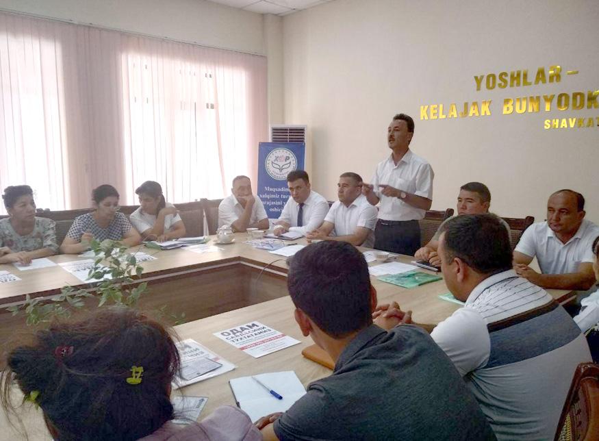 “ОДАМ САВДОСИГА ҚАРШИ КУРАШИШДА БИРЛАШАЙЛИК”