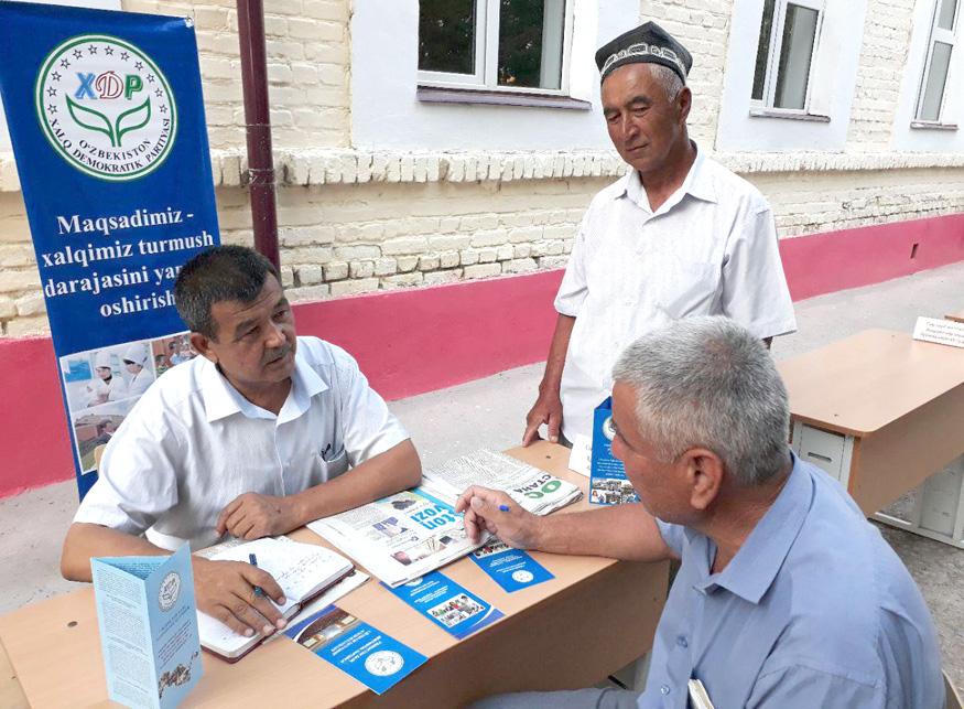 Сайёр қабул: аҳоли муаммолари ўрганилди