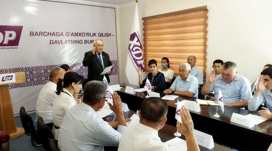 Қурултойга делегатлар сайланди
