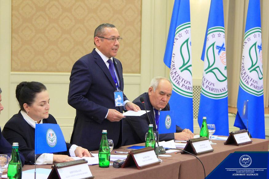 O‘zbekiston Xalq demokratik partiyasi: tenglik, adolat, birdamlik uchun kurashadi