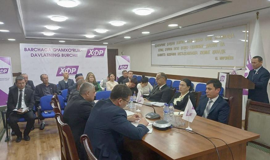 Ўзбекистон ХДП Сирдарё вилоят кенгаши Ижроия қўмитасининг йиғилиши бўлиб ўтди