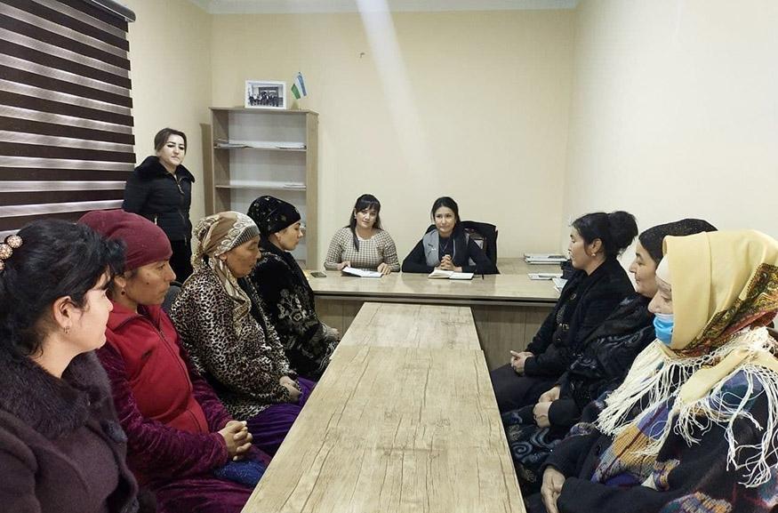 “Дашёқ"лик аёлларнинг муаммолари ўрганилди