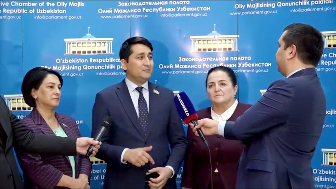 Олий Мажлис Қонунчилик палатаси ялпи мажлиси кун тартибидаги масалалар юзасидан ХДП фракцияси муносабати