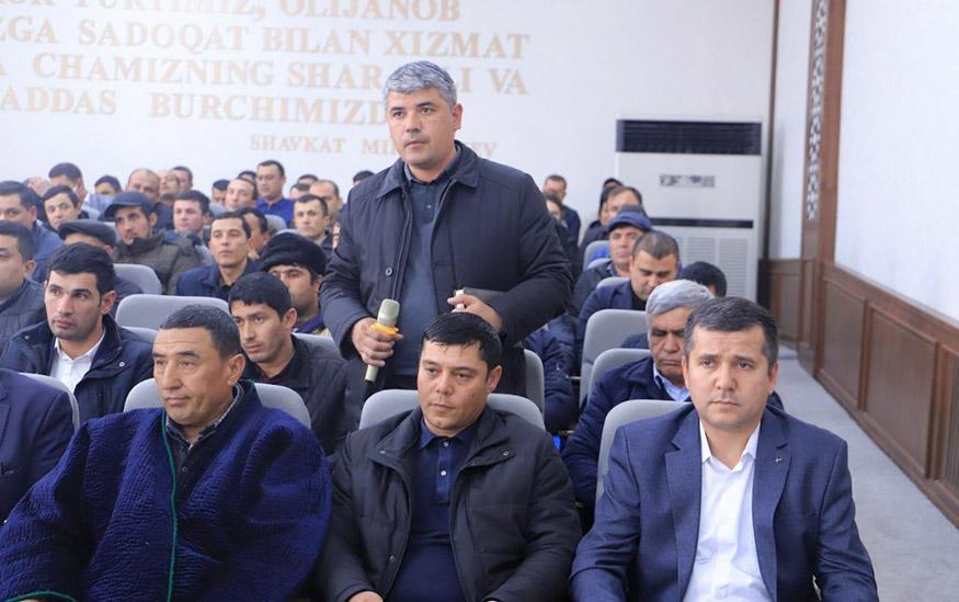 Депутат сайловчилар ҳузурида