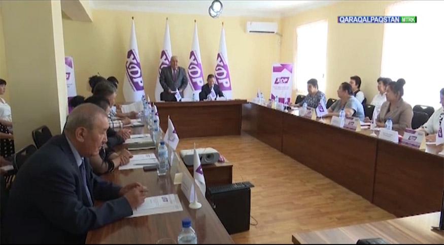 Халқ демократик партияси Қорақалпоғистон Республика Кенгашининг V пленуми бўлиб ўтди (видео)