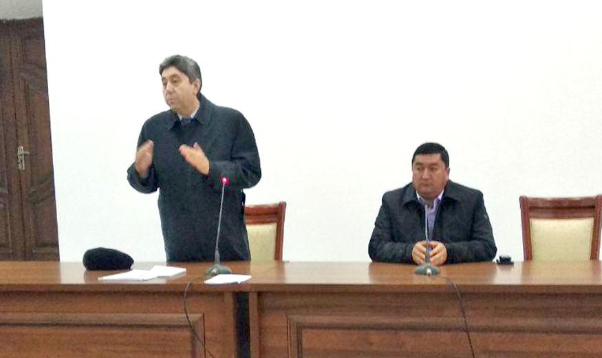 Номзод Улуғбек Вафоевнинг сайловчилар билан учрашувлари
