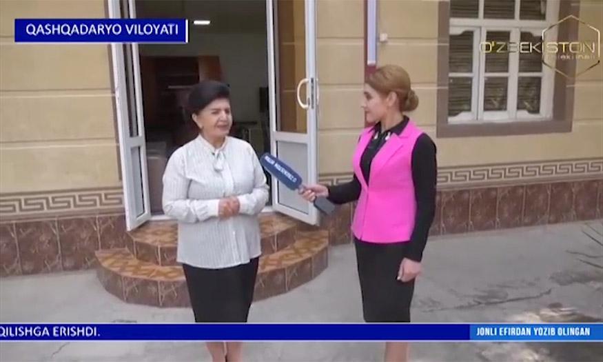 Халқ депутатлари Қашқадарё вилоят Кенгашидаги Ўзбекистон ХДП гурухи аъзоси Саломат Камилова фаолиятидан (видео)