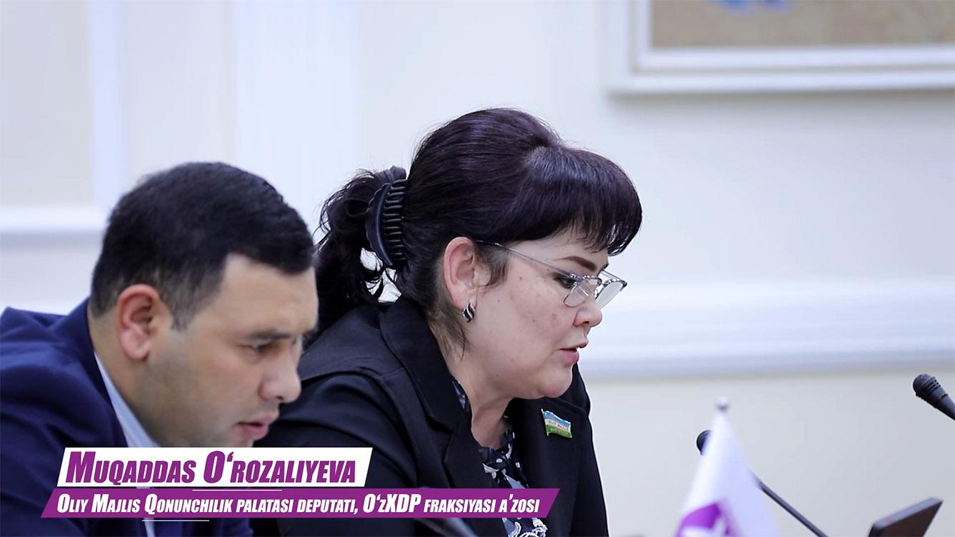 ХДП фракцияси йиғилишида “Йўл ҳаракатини ташкил этиш тўғрисида”ги қонун лойиҳаси ҳам муҳокама этилди (видео)