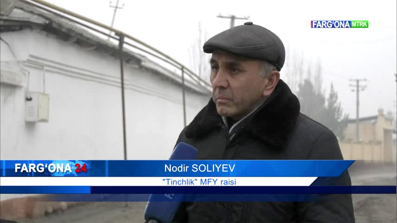 Fuqarolar "Tashabbusli byudjet" loyihasi doirasida gʼolib boʼlib, ichki yoʼllar asfaltlanishiga erishdi (video)