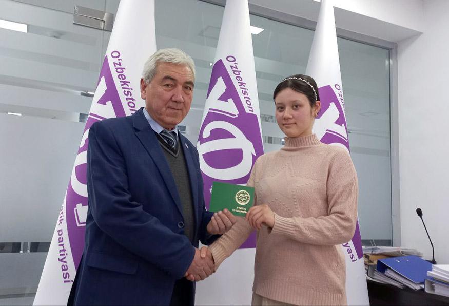 Partiya safida yangi a’zolar soni ko‘paymoqda