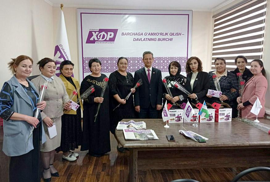 Partiyamiz xotin-qizlari – doimo e’tiborimiz markazida