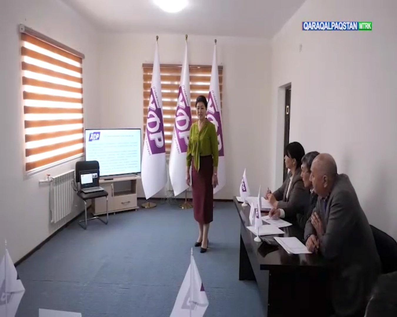 “O‘zbekiston XDPning eng faol deputati” ko‘rik-tanlovining Qoraqalpog‘iston Respublika bosqichi (video)