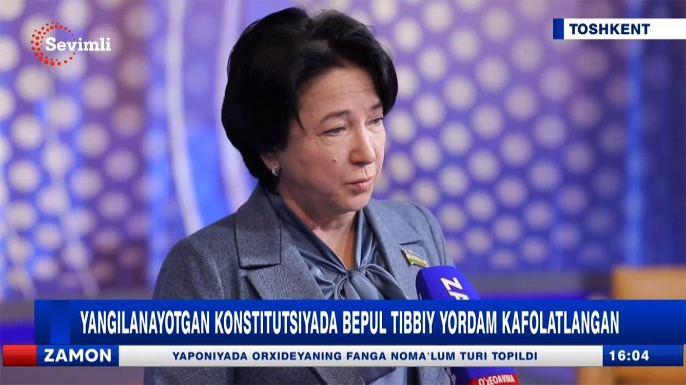 Zamon | Yangilanayotgan Konstitutsiyada bepul tibbiy yordam kafolatlangan