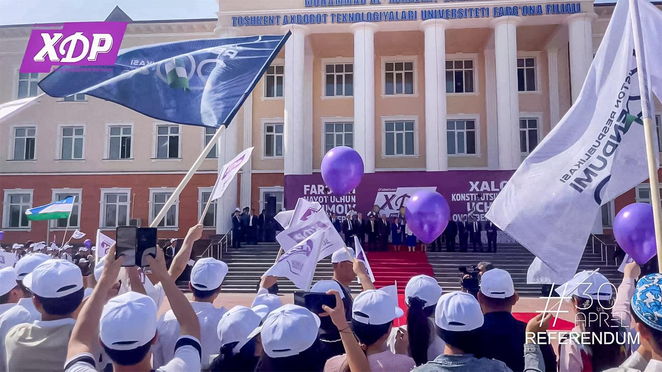 Яхшироқ яшаш учун “ҳа” деймиз. Навбатдаги манзил – Фарғона вилояти (видео)
