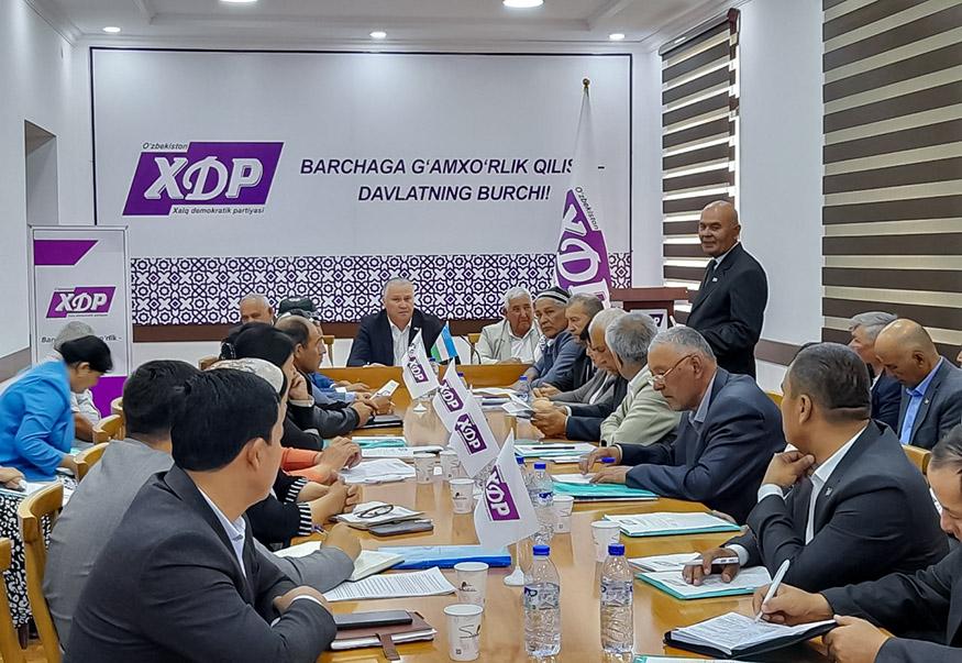Qashqadaryoda qurultoy delegatlari saylandi