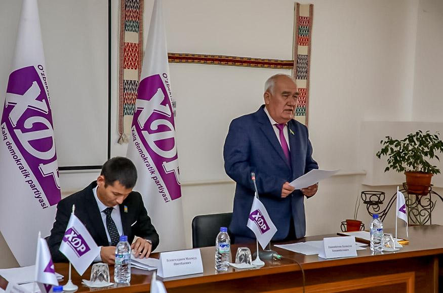 Partiya qurultoyiga Qoraqalpog‘istondan delegatlar saylandi