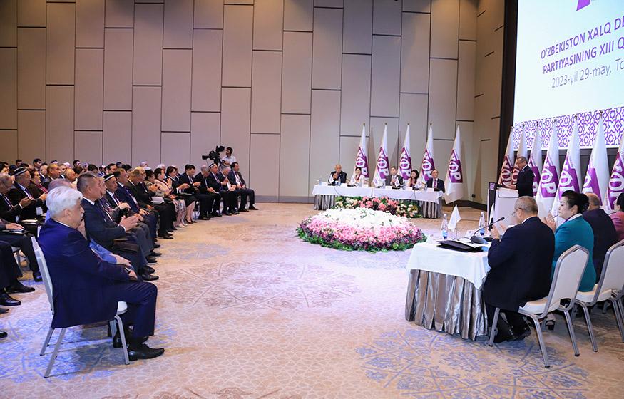 The 13th Congress of the People’s democratic party of Uzbekistan takes place