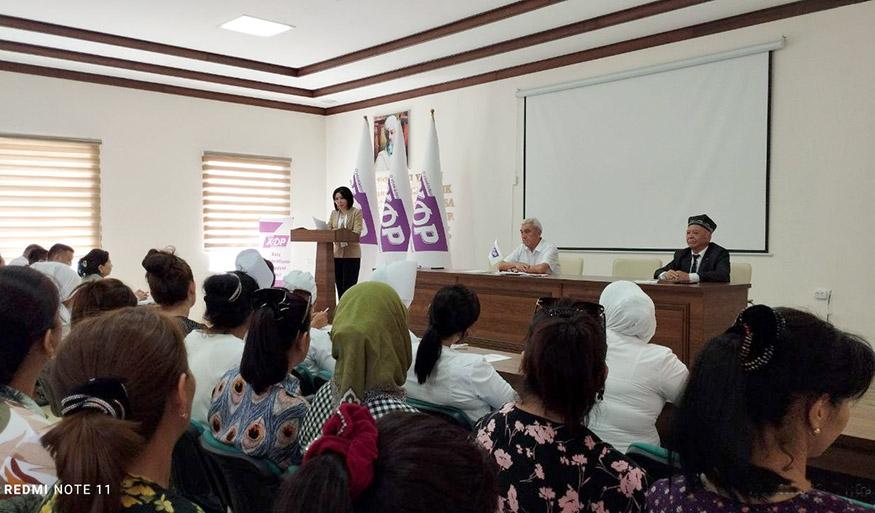 Jizzaxdagi ishonchli vakilning saylovchilar bilan uchrashuvlari davom etmoqda