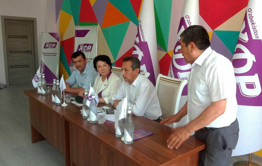 Prezidentlikka nomzodning Toshkent viloyatidagi ishonchli vakili uchrashuvlar o‘tkazmoqda