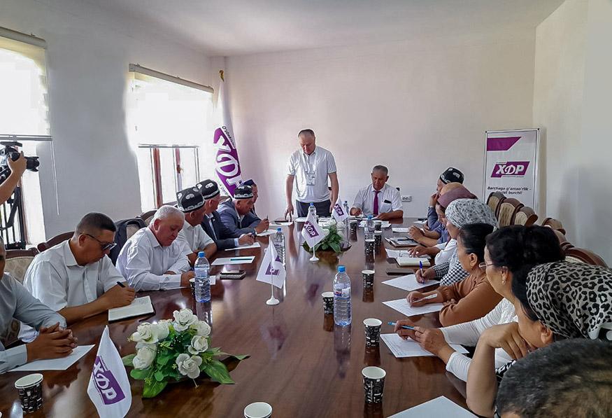 Prezidentlikka nomzodning Qashqadaryodagi ishonchli vakili bilan uchrashuvlar davom etmoqda