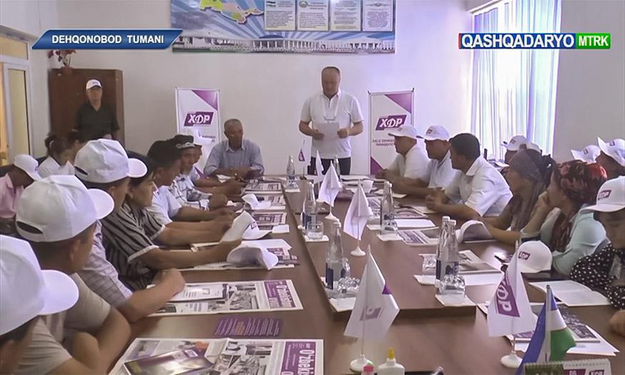 Qashqadaryo axboroti | Ishonchli vakil Dehqonobod tumani saylovchilari bilan uchrashdi
