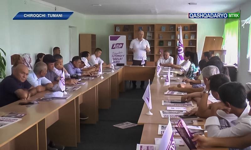 Қашқадарё ахбороти | Ишончли вакил Чироқчи тумани сайловчилари билан учрашди