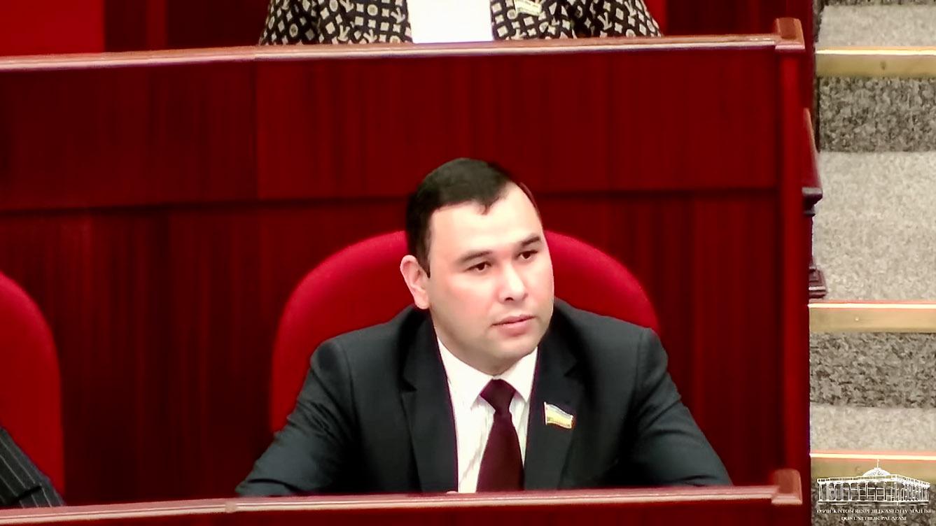 Deputat savoliga vazir Sherzod Shermatov javob berdi (video)
