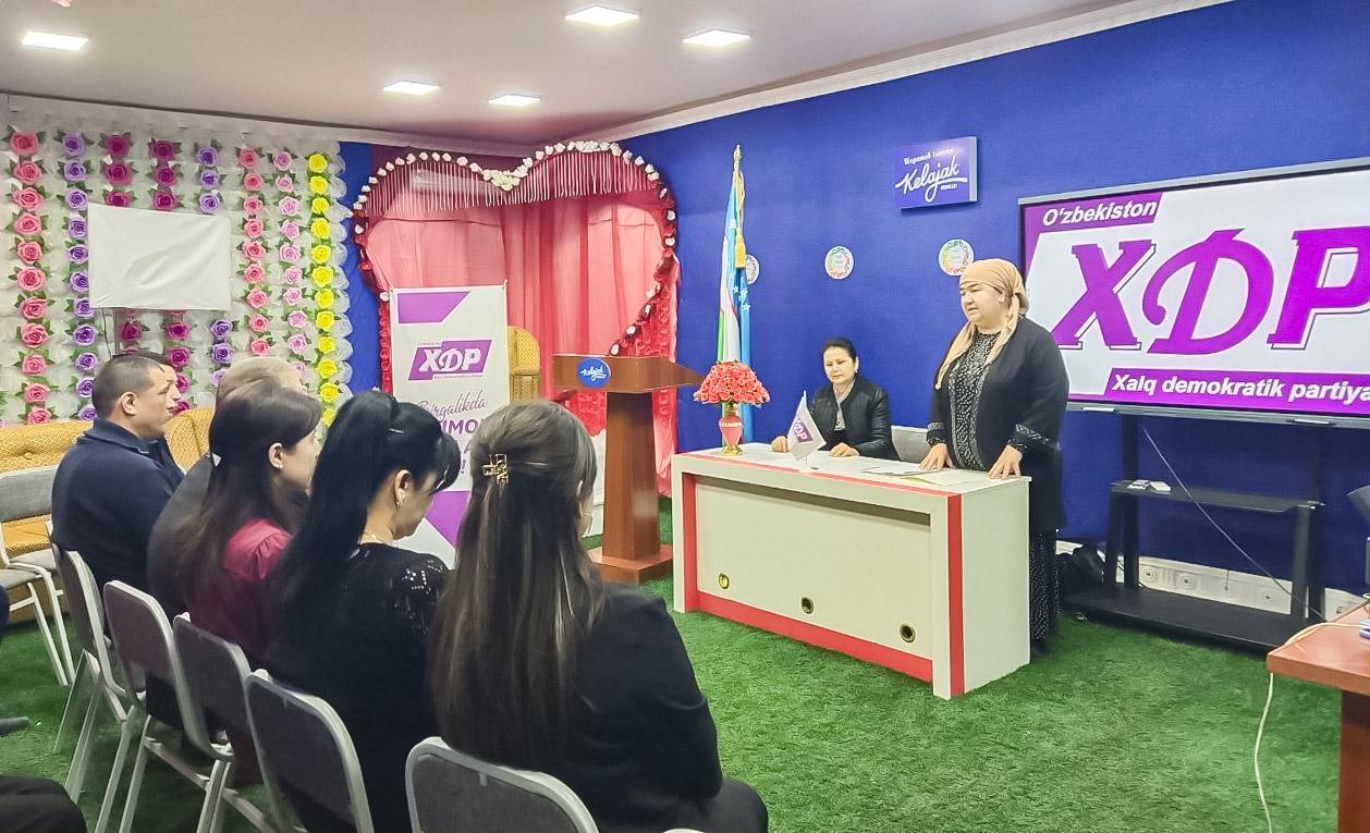 Бошланғич партия ташкилотлари кенг жамоатчилик билан алоқада муҳим бўғин