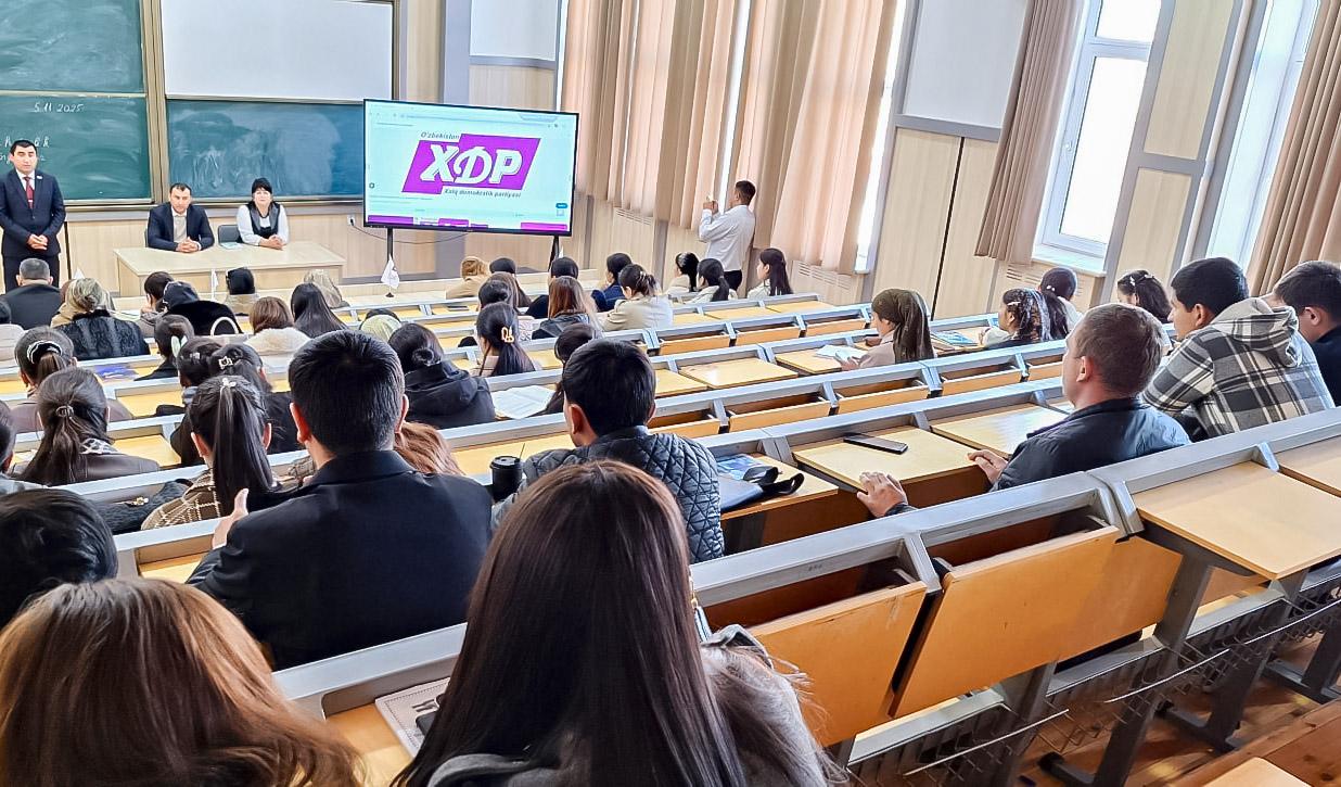 Xorazmda yoshlar bilan uchrashuv bo‘lib o‘tdi