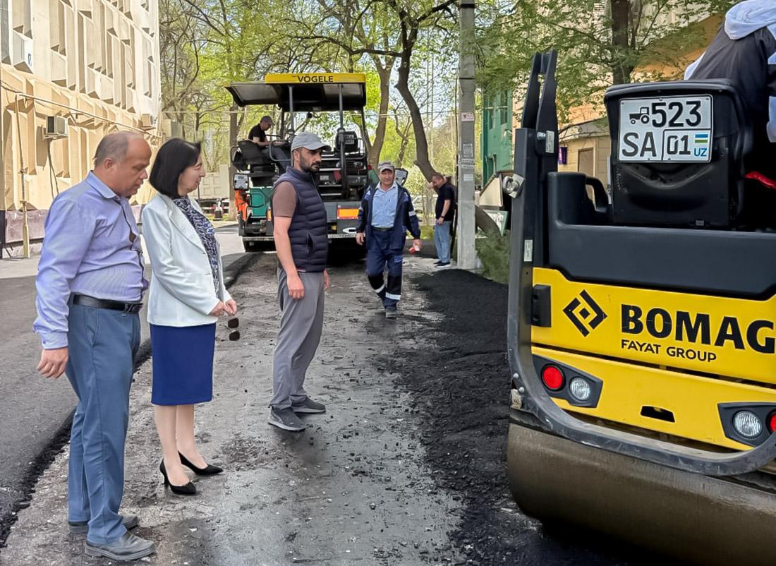 Депутат сўрови асосида ички йўллар таъмирланди