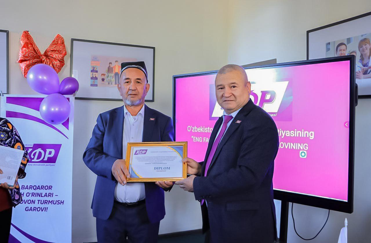 Baxmalning eng faol deputati aniqlandi