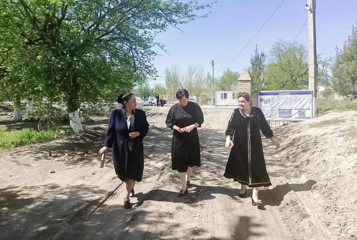 Deputat poliklinika qurilishini ko‘zdan kechirdi