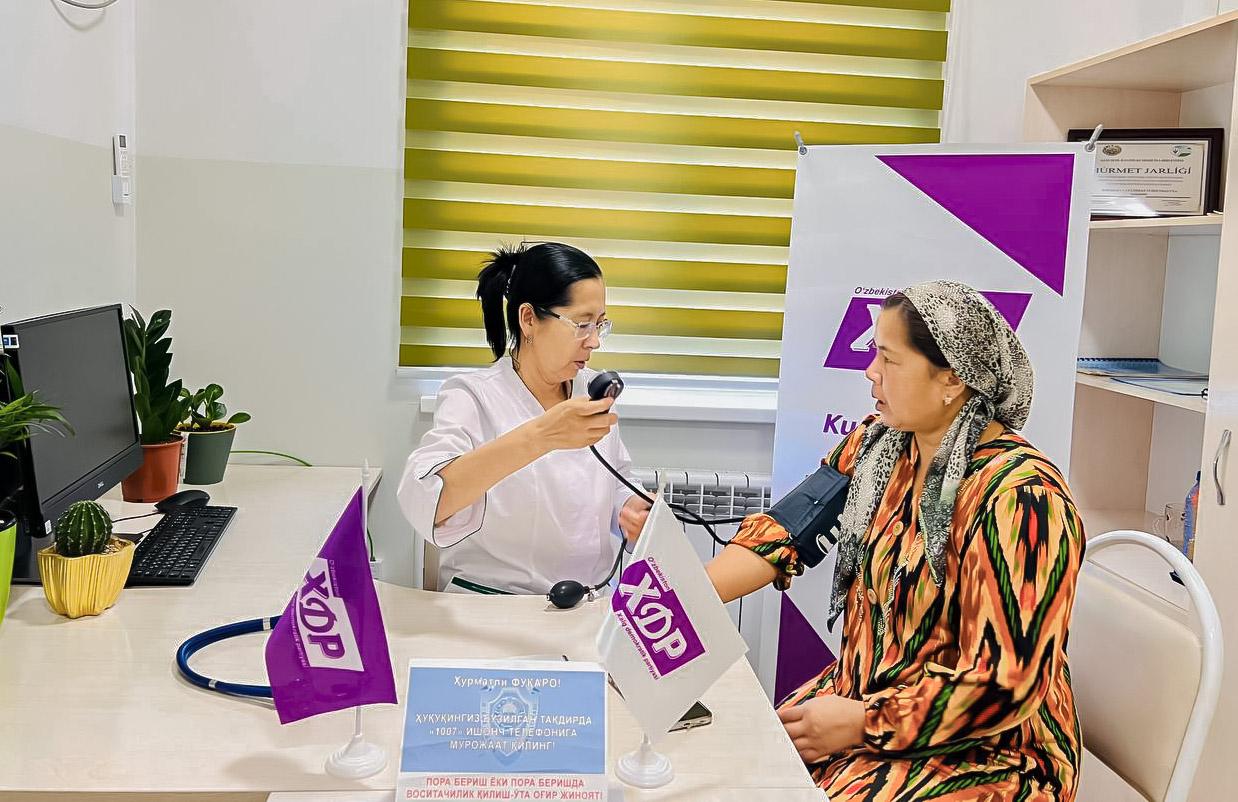 Qonliko‘lda “Salomat bo‘ling!” shiori ostida bepul tibbiy ko‘rik tashkil etildi