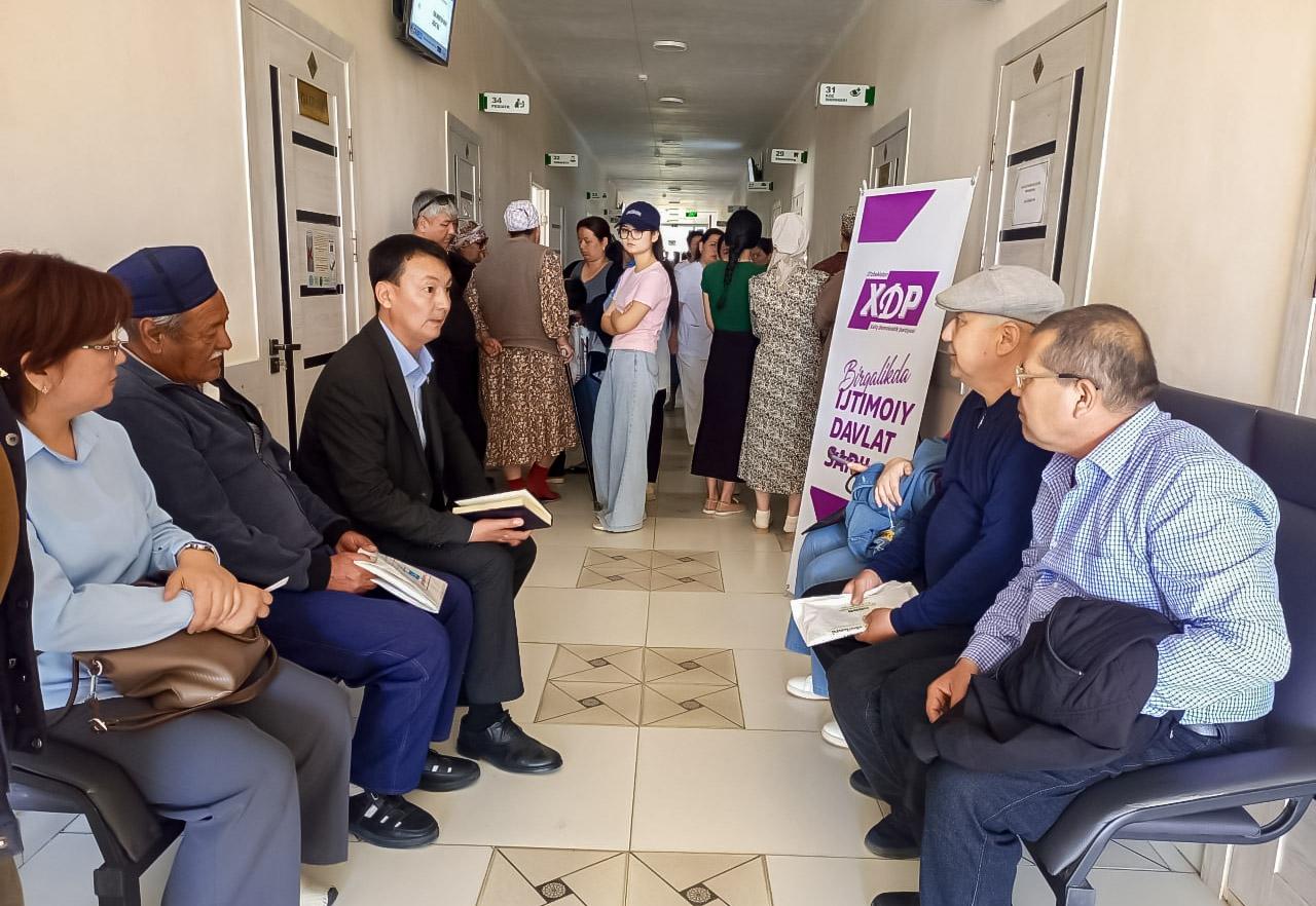 Taxiatoshda “Ko‘rish baxti” loyihasi o‘tkazildi 