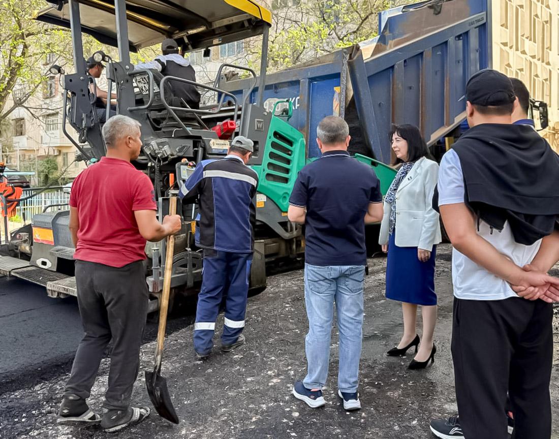 Депутат сўрови асосида ички йўллар таъмирланди