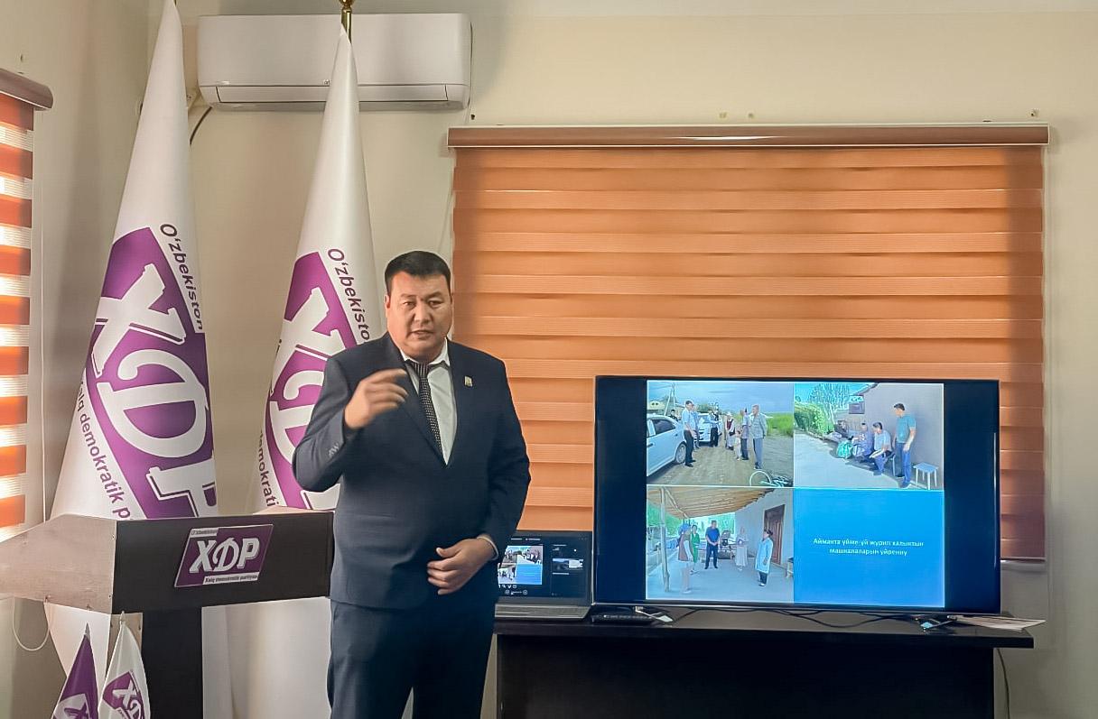 “Eng faol deputat” ko‘rik-tanlovining Qoraqalpog‘iston Respublikasi bosqichi o‘tkazildi